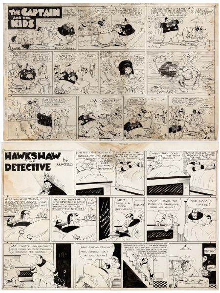 The Captain and the Kids and Hawkshaw the Detective du 21 nov 1943