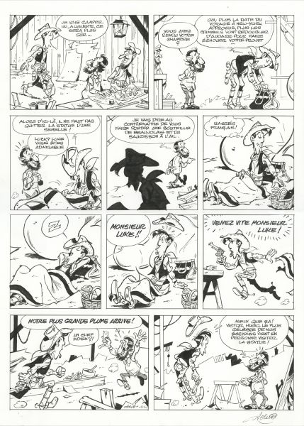 Lucky Luke, un Cowboy à Paris, planche 36