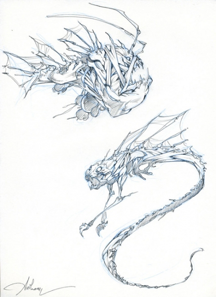 La licorne, illustration de monstres aquatiques, n&deg; 33