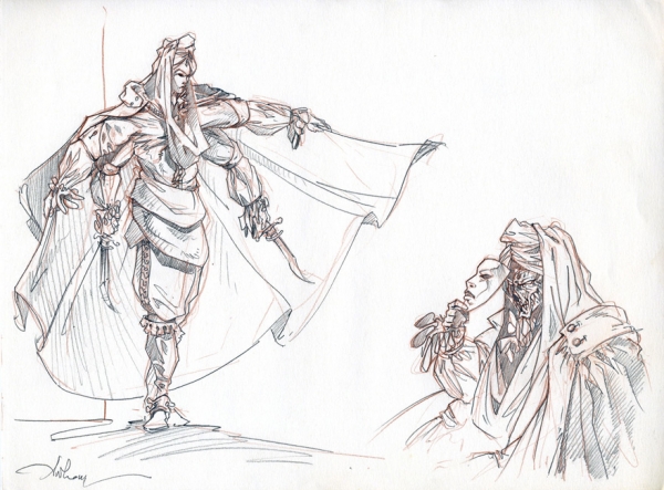 La licorne, illustration de chim&egrave;res, n&deg; 36