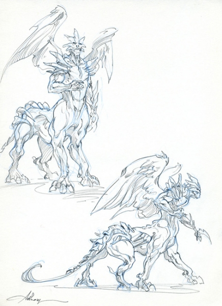 La licorne, illustration de sphynx, n&deg; 39