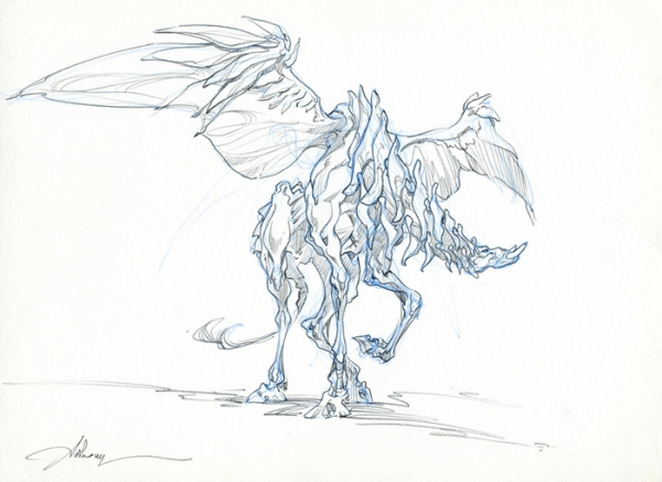 La licorne, illustration de pegase, n&deg; 41