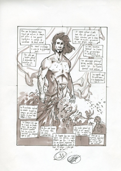 La licorne, Tome 4, story-board, page 33