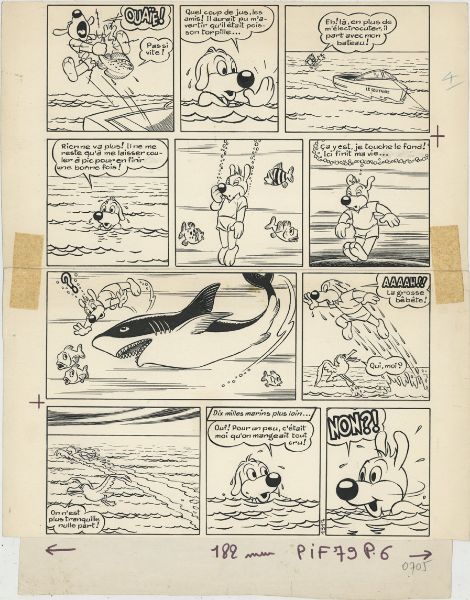 Les Vacances de Pif, publi&eacute; en 1970 dans Pif Magazine n&deg;79