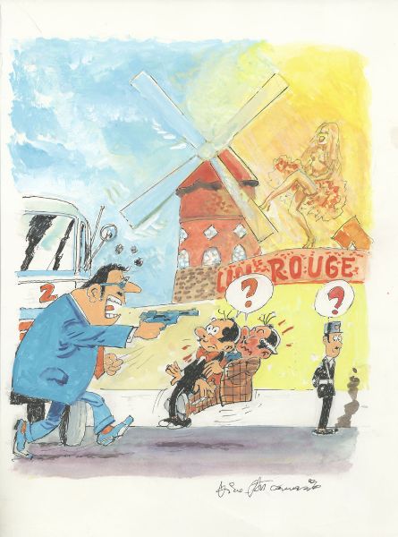 Illustration, Spaghetti