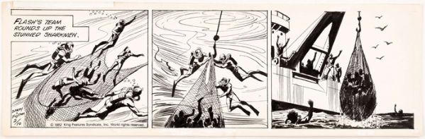 Flash Gordon, Daily strip du 10 f&eacute;vrier 1982