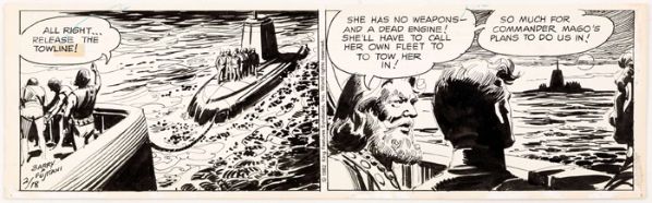 Flash Gordon, Daily strip du 18 février 1982