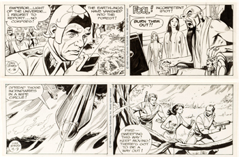 Flash Gordon, Daily strip du 08 et 09  juin 1988
