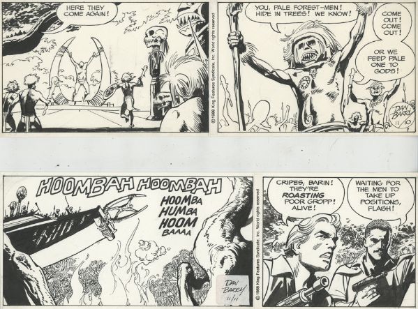 Flash Gordon, Daily strip du 10 et 11 novembre 1988