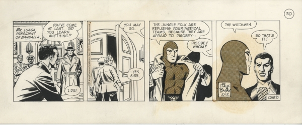 The Phantom, strip du 12 f&eacute;vrier 1972
