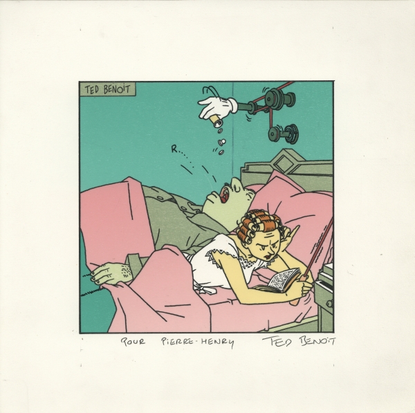 Illustration Publicité pour Sonarex, l'écho des savanes n°14, Janvier 1984