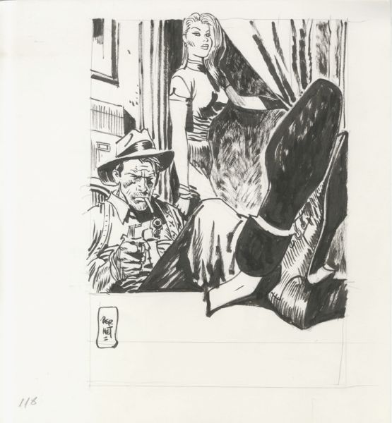 Couverture retravaillée de La semana negra (Gijon)