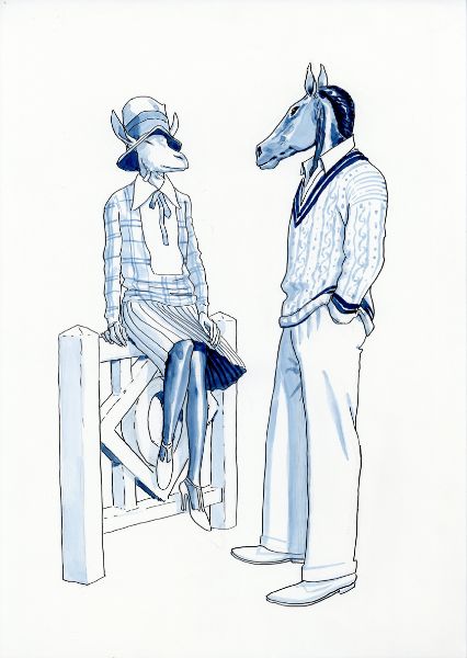 Illustration, Couple d'animaux 7