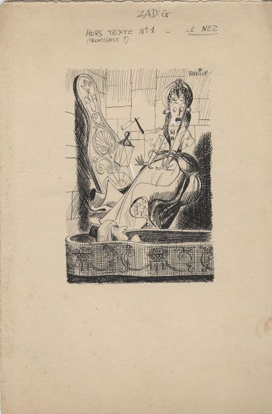 Zadig, Illustration, L'effroi, 1942