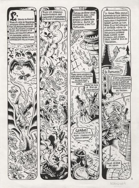 Donjon Monsters, Tome 4, Le noir seigneur, Planche 01, 1993