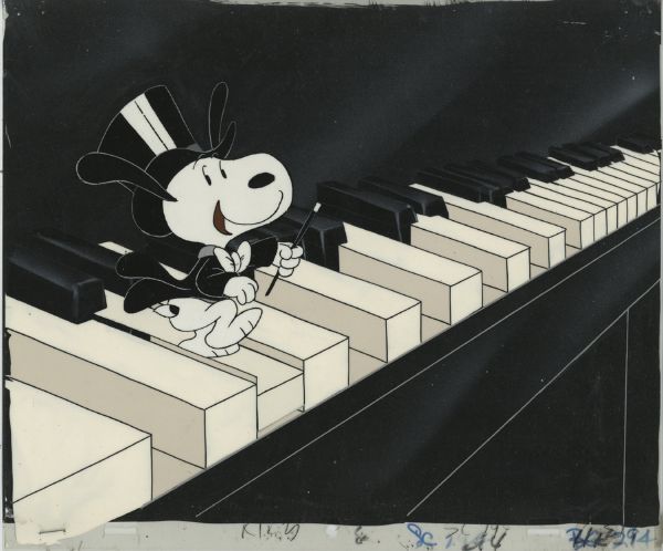 Snoopy the Musical Animation cels