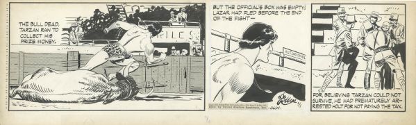 Tarzan, Daily strip du 1 mars 1951