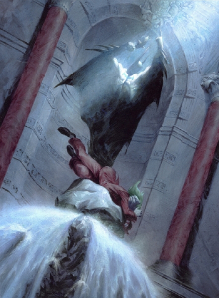 Batman et le Joker à la fontaine Saint Michel