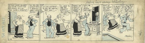 Winnie Winkle, strip du 28 Février 1927