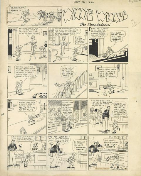 Winnie Winkle, The Breadwinner 09-21-1930
