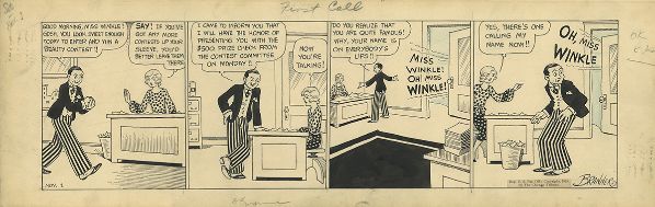 Winnie Winkle, Daily Strip du 1er Novembre 1930