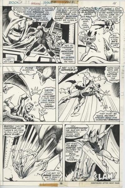 Daredevil, volume 122, planche 18, 1975