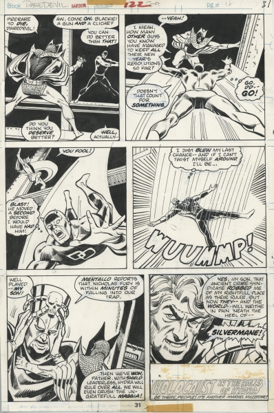 Daredevil, volume 122, planche 31, 1975