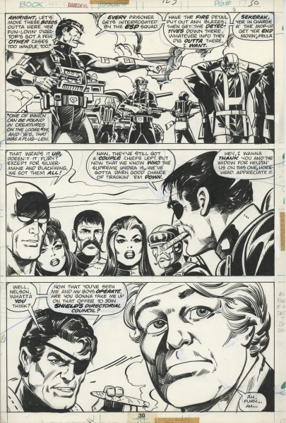 Daredevil, volume 123, planche 30, 1975