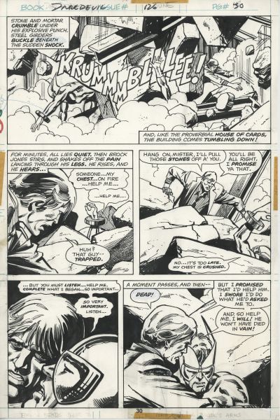 Daredevil, vol. 1, issue #126, planche 30, 1975
