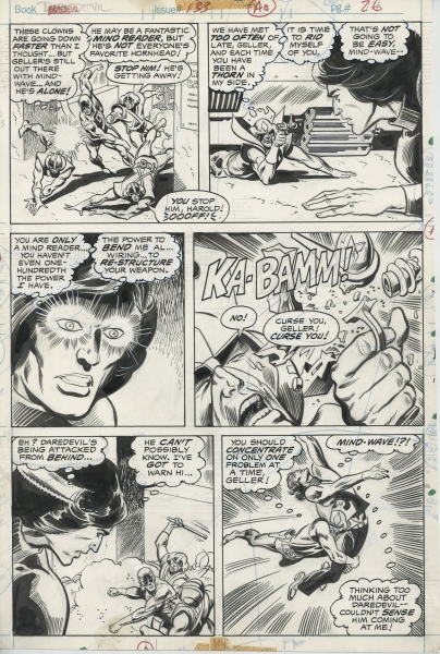 Daredevil, volume 133, planche 26, 1976