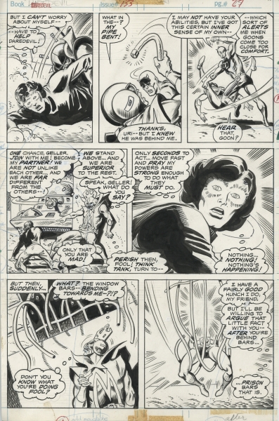 Daredevil, volume 133, planche 27, 1976