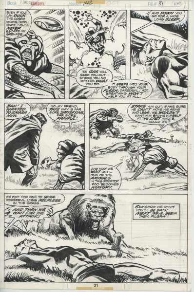 Daredevil, volume 142, planche 31, 1977