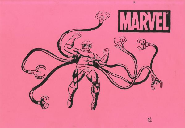 Illustration, Super-Héros, Octopus