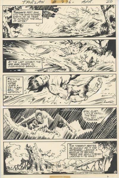 Tarzan, "The Jungle", planche 12, 1975