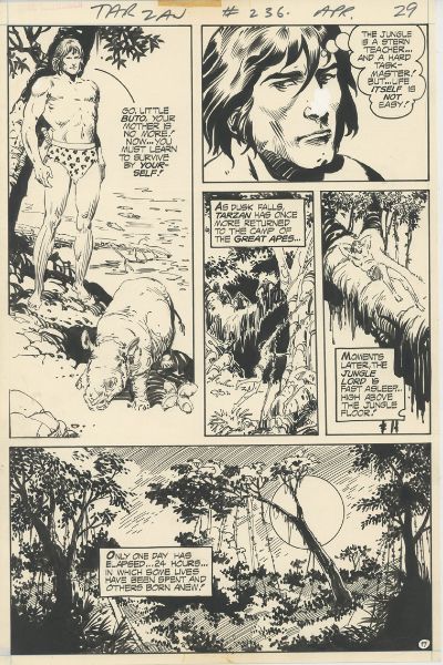Tarzan, "The Jungle", planche 17, 1975