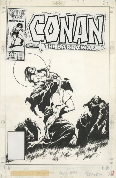 Conan le barbare, n183, couverture 1986