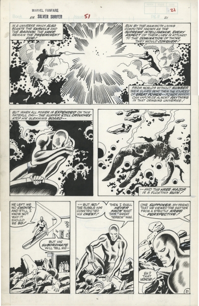 Silver Surfer - Marvel Fanfare, Issue 51, planche 21