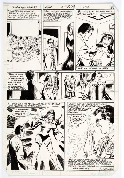 Superman Family #214 Partial Story Group p29 (DC, 1984)