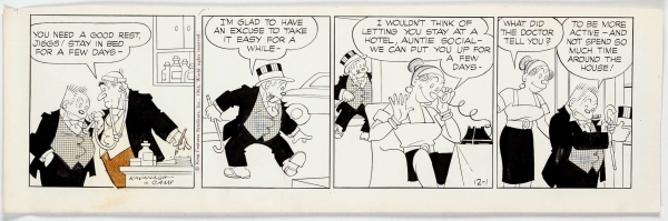 Bringing Up Father, Daily strip du 1er décembre 1966