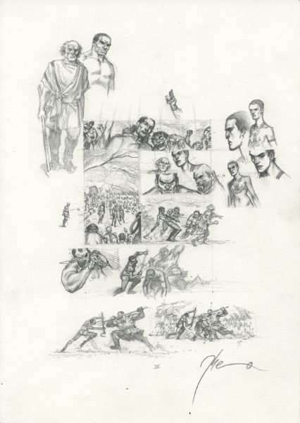 Murena, Etude 4 de planche 4 tome 11