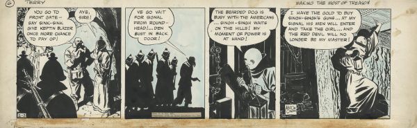 Terry & the Pirates, Strip du 3 f&eacute;vrier 1940