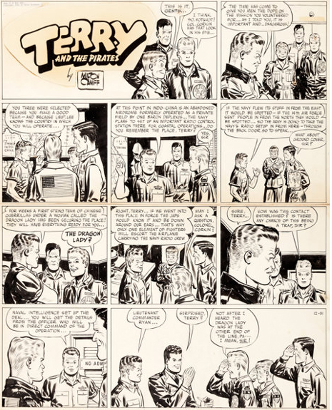 Terry and the Pirates Sunday Page du31 Decembre 1944