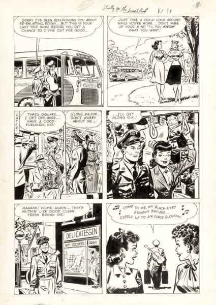 Steve Canyon Strictly For the Smart Birds Story Page 8, 1951