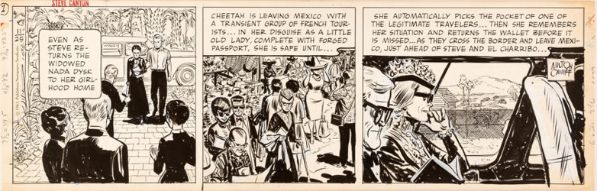 Steve Canyon Strip du 25 Novembre 1963