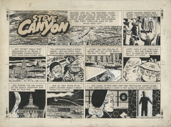 Steve Canyon, Sunday Page du 22 d&eacute;cembre 1963