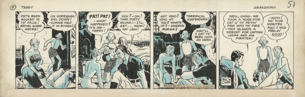 Terry & the Pirates, daily strip du 27 mars 1936
