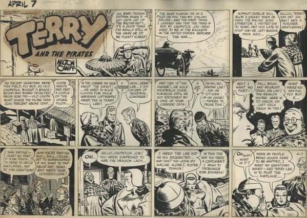 Terry & the Pirates, Sunday Page du 7 avril 1946