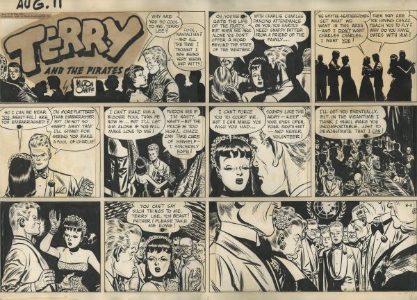 Terry & the Pirates, Sunday Page du 11 Août 1946