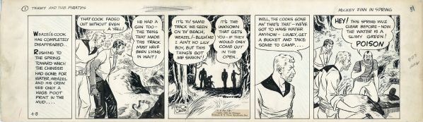 Terry & the Pirates, Strip du 8 Avril 1935