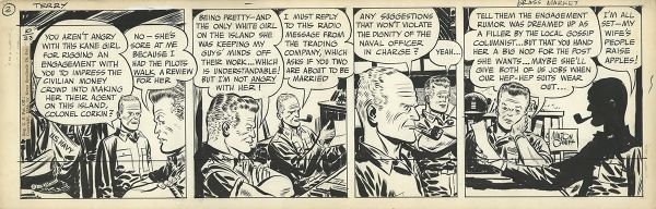 Terry & the Pirates- Daily Strip du 23 Octobre 1945